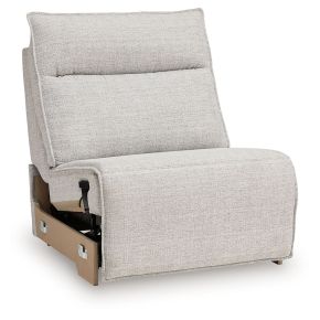 Signature Design by Ashley® 6590731 Modmax II - Power Armless Recliner With Adjustable Headrest - Stone