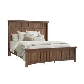 Samuel Lawrence Furniture S917-BR-K1 Seneca - Queen Panel Bed - Brown