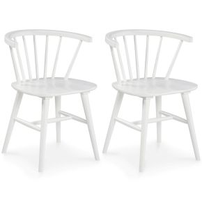 Signature Design by Ashley® D407-01 Grannen - White - Dining Room Side Chair (Set of 2)