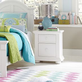 Liberty Furniture 607-BR60 Summer House - 2 Drawer Nightstand - White