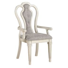 ACME 77138 Kayley - Chair (Set of 2) - Linen & Antique White