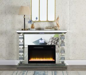 ACME AC00509 Noralie - Fireplace - Mirrored - 36"