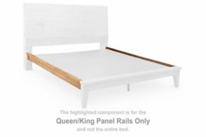 Signature Design by Ashley® B833-97 Sherbana - Queen/King Panel Rails - Light Brown