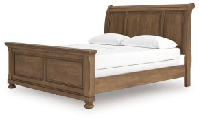 Ashley Furniture PCB779B16 Feddinger - California King Sleigh Bed - Medium Brown