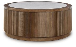 Ashley Furniture T658-8 Ashley Furniture T658-8 Hadonna - Round Cocktail Table - Brown