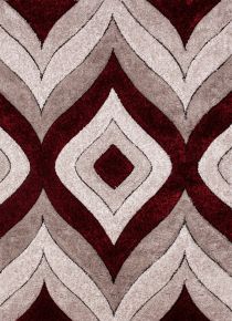 Furniture of America RG4149 Hepsiba - Area Rug - Drop Wine