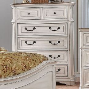 Furniture of America CM7561C Pembroke - Chest - Antique Whitewash