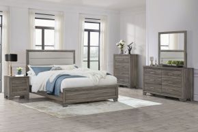 Coaster Fine Furniture 223341Q-S5 Wright - 5 Piece Queen Bedroom Set - Brown Oak