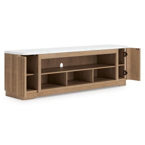 Ashley Furniture W808-68 Camdill - XL TV Stand With Fireplace Option - Light Brown