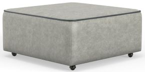 Catnapper 35012-1419/18-1419/53 Nico - Castered Cocktail Ottoman - Silver