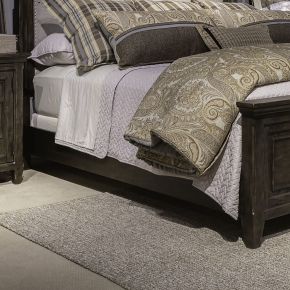 Liberty Furniture 297-BR90 Paradise Valley - Panel Bed Rails - Dark Brown