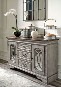 Signature Design by Ashley® D751-60 Lodenbay - Antique Gray - Dining Room Server