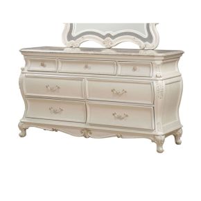 ACME 23545 Chantelle - Dresser With Marble Top - Pearl White
