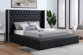 Furniture of America FOA7223BK-Q-BED Eudora - Queen Bed - Black