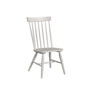 Intercon BY-CH-1108W-WHT-RTA Intercon BY-CH-1108W-WHT-RTA Bayside - Windsor Chair - Silver