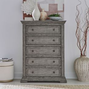 Liberty Furniture 361G-BR41 Big Valley - 5 Drawer Chest - Gray