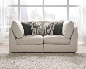 Signature Design by Ashley® 98707/77(2) Kellway - Loveseat 2 Pc Sectional - Bisque
