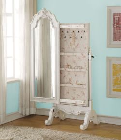 ACME 30520 Edalene - Jewelry Armoire - Pearl White