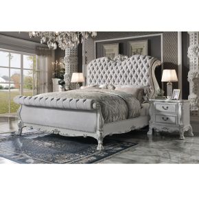 ACME BD02240EK Dresden - Eastern King Bed - Bone White