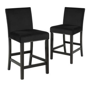 New Classic D400-22-BLK New Classic D400-22-BLK Celeste - Counter Height Chair (Set of 2) - Black
