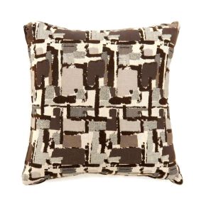 Furniture of America PL6003BR-S-2PK Concrit - Pillow 18" (Set of 2) - Brown