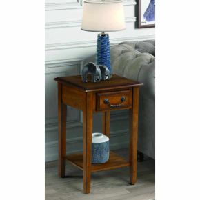 Tennessee Enterprises 7702BW End Table w/ Drawer