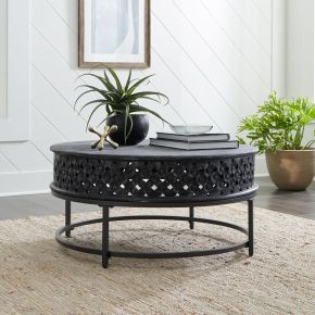 Liberty Furniture 2134-AT1000 Stella - Accent Cocktail Table - Chalkboard Black