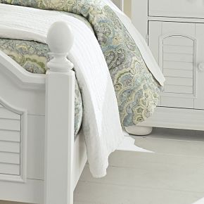 Liberty Furniture 607-BR90 Summer House - Panel Bed Rails - White