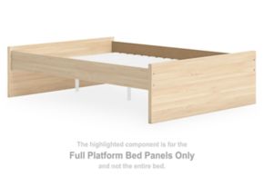 Signature Design by Ashley® EB9632-84 Onita - Full Platform Bed Panels - Natural