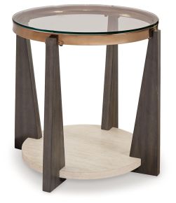 Signature Design by Ashley® T432-6 Frazwa - Multi - Round End Table