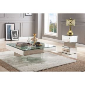ACME 80270 Meria - Coffee Table - Mirrored