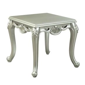 ACME LV01121 Qunsia - End Table - Champagne Finish