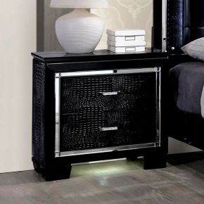Furniture of America CM7979BK-N Bellanova - Nightstand - Black