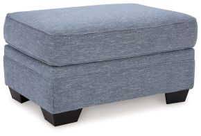 Benchcraft® 3260414 Carissa Manor - Ottoman - Denim