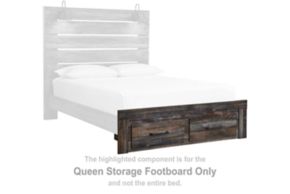 Signature Design by Ashley® B211-54S Drystan - Queen Storage Footboard - Brown / Beige