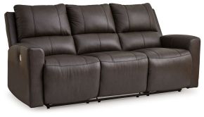 Signature Design by Ashley® U1310087 Boxmere - Reclining Power Sofa - Storm