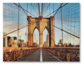 Signature Design by Ashley® A8000435 Shayward - Wall Art - Blue / Amber