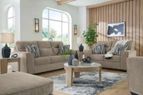 Benchcraft® 31304/38/35/23/14 Benchcraft® 31304/38/35/23/14 Olten - 4 Pc. - Sofa, Loveseat, Chair And A Half, Ottoman - Mocha