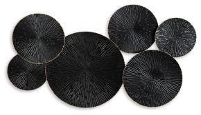 Ashley Furniture A8010301 Rhetlen - Wall Decor - Black / Gold Finish
