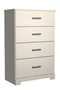 Ashley Furniture B2588-44 Stelsie - White - Four Drawer Chest