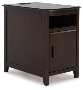 Signature Design by Ashley® T310-217 Devonsted - Dark Brown - Chair Side End Table