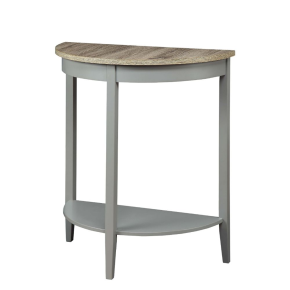 ACME 90161 Justino - Accent Table - Gray Oak & Gray