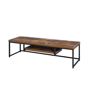 ACME 91782 Bob - TV Stand - Weathered Oak & Black - 16"