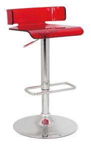 ACME 96262 Rania - Stool - Red & Chrome