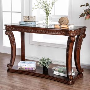 Furniture of America CM4428S Walworth - Sofa Table - Dark Oak