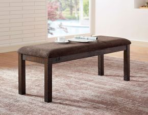 Furniture of America CM3790BN Burton - Bench - Walnut / Ash Brown