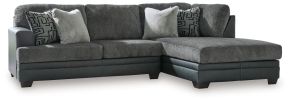 Benchcraft® 29906S2 Benchcraft® 29906S2 Brixley Pier - 2-Piece Sectional With Raf Corner Chaise - Graphite