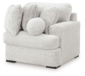 Signature Design by Ashley® PC5910665 Cuddle Plush - RAF Corner Chair - Arctic
