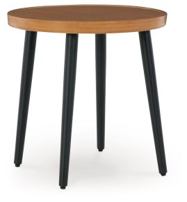 Ashley Furniture P572-706 Horizon Hall - Round End Table - Two-tone Brown