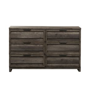 Liberty Furniture 686-BR31 Tanners Creek - 6 Drawer Dresser - Dark Gray